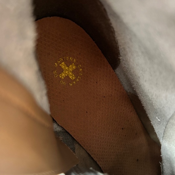 Dr. Martens Marcie Grey Wedge Boots | 10 - Picture 12 of 15